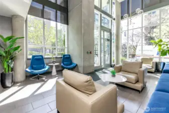 lobby with 24hrs concierge