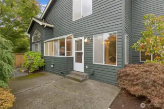 WONDERFUL BACK PATIO IS PREFECT FOR RELAXING OUTSIDE AND BBQ.