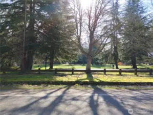 There is a public park off Dash Point Rd which has a large basketball court and towards the back there is children's play equipment.  There is public parking for access to this park.