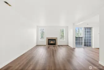 Cozy Gas Fireplace & Private Balcony.