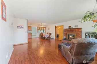 Step into an open living room