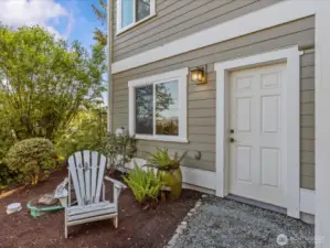 Lower level is unfinished and plumbed for a full bath. Separate entrance and parking afford many possibilities for use of this space.