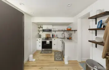 Lower level kitchen
