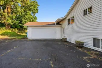 So much parking on this property!
