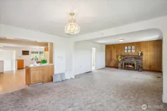 Large living room for gathering