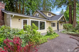 Completely rebuilt home with mature landscaping