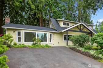 Completely rebuilt home with mature landscaping
