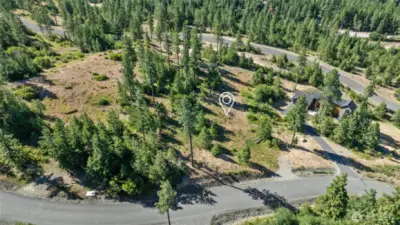 Aerial view of the site
