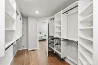 Custom Primary Closet