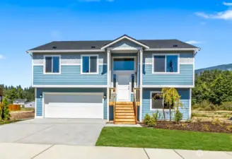 Photographs are for illustrative purposes only. Features, finishes, interior/exterior colors, landscaping and floorplan shown may vary from actual homes built.
