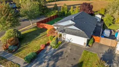 Huge corner lot