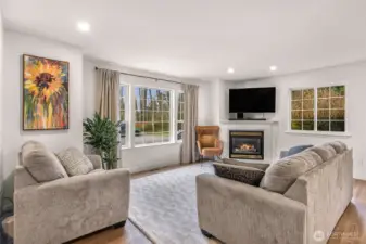 Bright living area filled with natural light