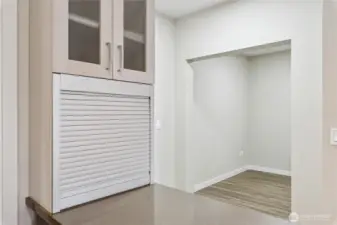 View of "den" from kitchen - Great flex-space!