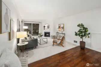 New flooring and new carpet!