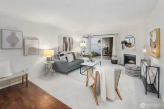 Fireplace is currently decorative only