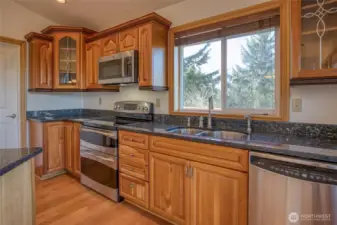 Beautiful Kitchen with stainless appliances