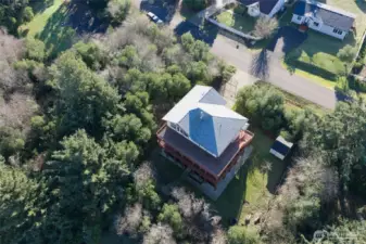 Rooftop and deck view