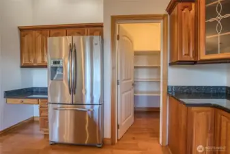 Walk in Pantry off of the kitchen