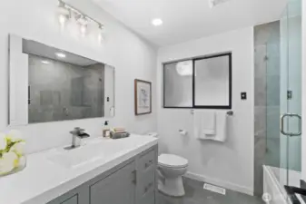 Full bathroom upstairs