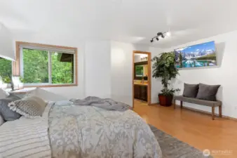 Create you private retreat with a sitting area to enjoy the views and watch television ~ the TV can stay!