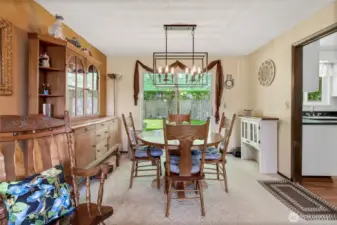 Dining Room, Sliding Door to Back deck