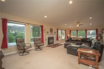 Living space with beautiful views.