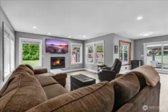 Family Room with Gas Fireplace
