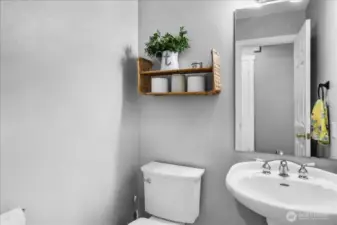 Powder Room on Main Level