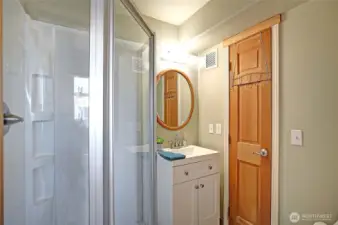 Lower level bathroom.