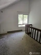Loft above...office or extra bedroom or living space