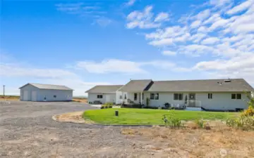 Welcome Home! One Level Living and an ADU, shops/garages with tons of parking inside and out all on shy 10 acres!