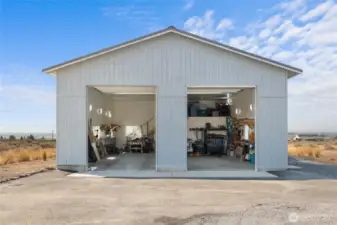 LOTS of light and storage!!! HUGE SHOP fully finished and ready for your toys!