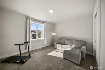 1st bedroom, located at the front of home.