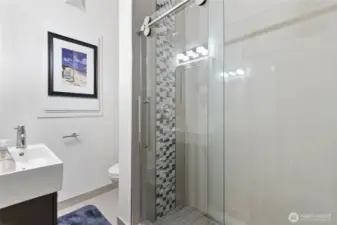 Closet behind the picture