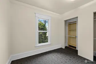 Second bedroom with lots of closet space.