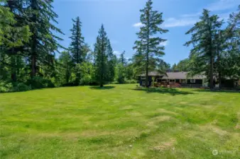The property’s zoning allows for an additional lot density or the potential to build an ADU and shop, providing endless possibilities. Buyer to verify with the City of Bellingham.