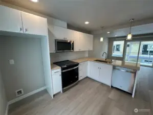 Kitchen with Stainless appliances