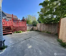 Off Street parking pad deeded to 914 23rd Ave which is also attached to a massive and sun drenched level private backyard enclave!