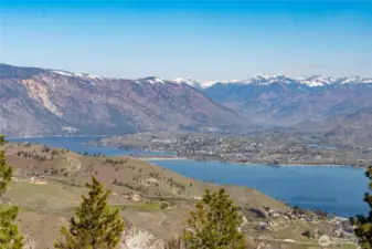20 Acre Parcel on top of Hawks Ridge with spectacular view up-lake Cheln