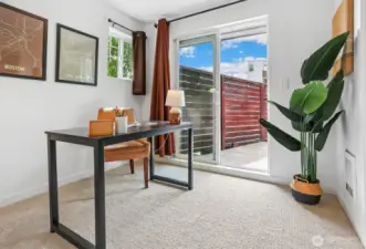 Street level bedroom or office?