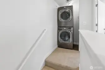 Indoor laundry.