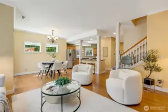 Corner view of the living area with plush seating and clean finishes—ideal for first-time buyers or investors.
