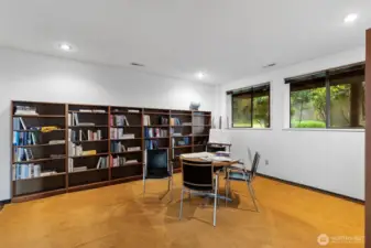 This room can be used as a bedroom/den study or studio