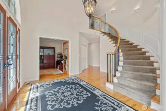 Beautiful spiral staircase