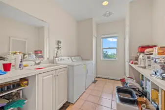 Large utility room on main
