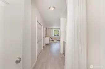 Cozy & welcoming entrance to your new condo!