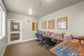 Condo features include a game room!