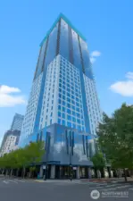 Luxury 1 BR / 1.5 BA residence on the 29th floor of the iconic Olive 8