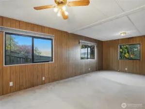 Second bedroom - features dual closets.