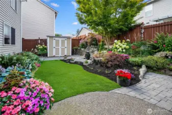 Sit back and enjoy your private oasis in the Summer time.